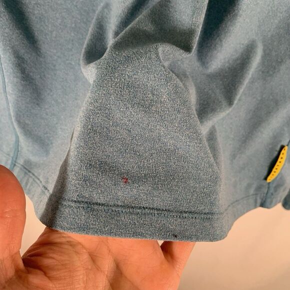 Livestrong Nike Jacket Women's Large Blue 1/4 Zip Long Sleeve Turtleneck - Picture 11 of 13